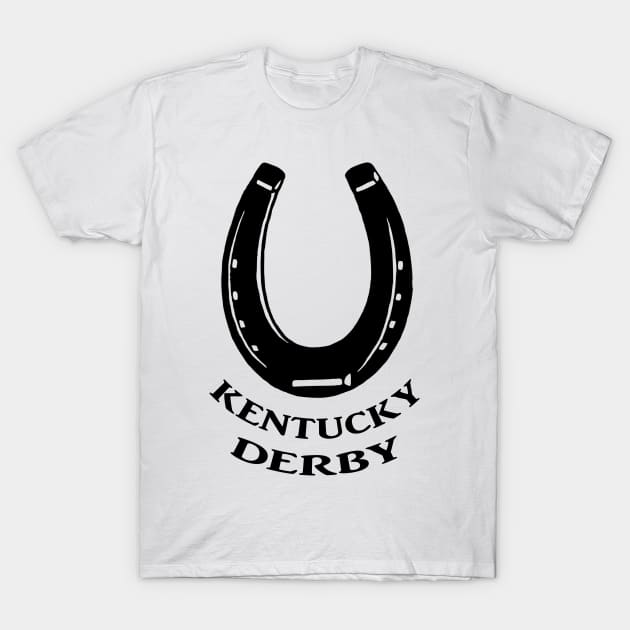 Horseshoe Kentucky Derby T-Shirt by Fersan